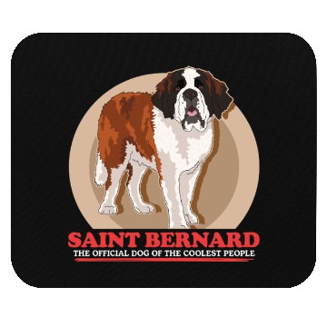 Discover Saint Bernard Dog The Coolest Mouse Pads