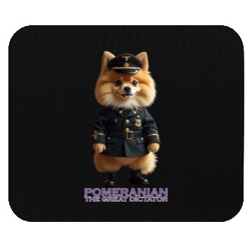 Discover Pomeranian The Great Dictator Mouse Pads