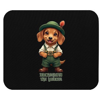 Discover Dachshund the Yodler Mouse Pads