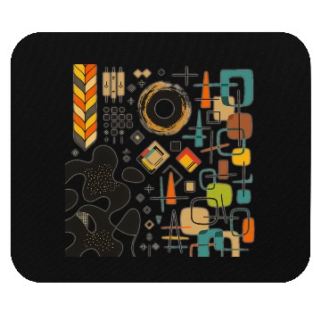 Discover Abstract Grid Geometry Mouse Pads