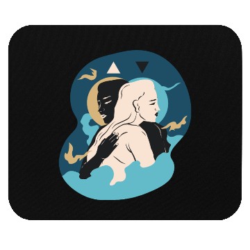 Discover Embrace – Abstract Connection Mouse Pads