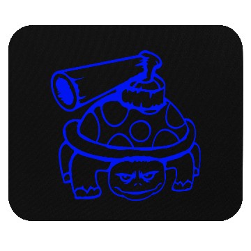 Discover Turtle shell gun shoot war attack tank weapon cool Mouse Pads