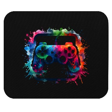 Discover Spray Paint Gamer Controller Mouse Pads