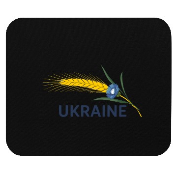 Discover Ukraine Wheat Cornflower Agricultural Heritage Mouse Pads