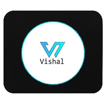 Discover Vishal k videos logo Mouse Pads
