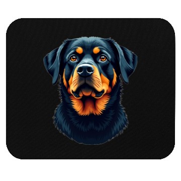 Discover “Rottweiler” – Bold & Beautiful Dogs Mouse Pads