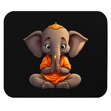 Discover Elephant Yoga Mouse Pads
