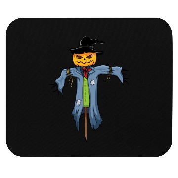 Discover spooky scarecrow Mouse Pads