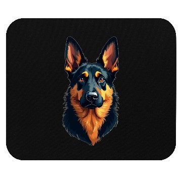 Discover “German Shepherd” – Bold & Beautiful Dogs Mouse Pads