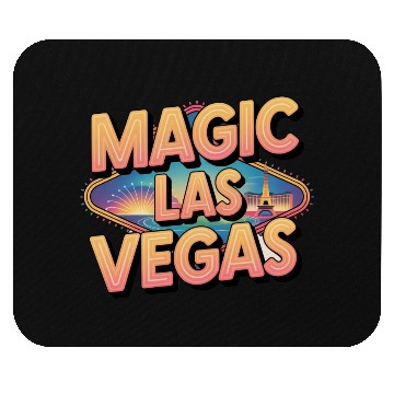 Discover Magic Las Vegas Mouse Pads