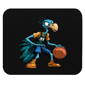 Discover Basketball bird bouquet Mouse Pads