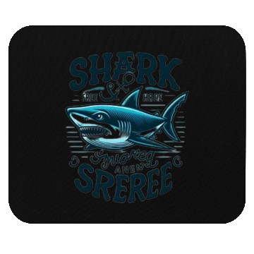 Discover Shark Free and Squared Away Mouse Pads
