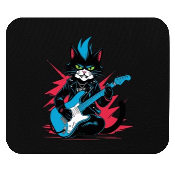 Discover Rockstar Cat – Meow & Roll! Mouse Pads