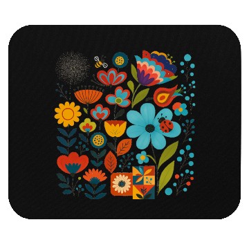 Discover Joyful Meadow & Nature Friends Mouse Pads