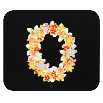 Discover Hawaiian Flower Necklace – Tropical Aloha Vibe Mouse Pads