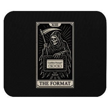 Discover Tarot Datahoarding: Format Death Mouse Pads