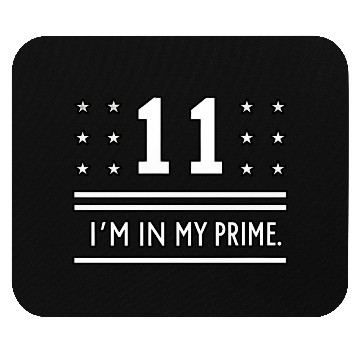 Discover 11 – I'm in My Prime | Funny Math Pun Mouse Pads