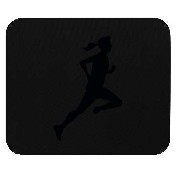 Discover Sprinter Silhouette Mouse Pads