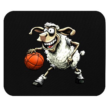 Discover Sheep Basketball / Basketball player Sheeps Mouse Pads