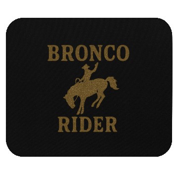 Discover Bronco Rider Horse Mouse Pads