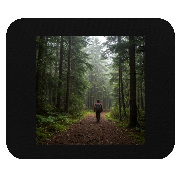 Discover Enchanted Forest Nature Scene Mouse Pads