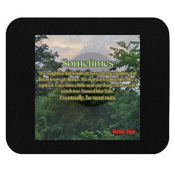 Discover Squirrel neighbor Nuts Mouse Pads