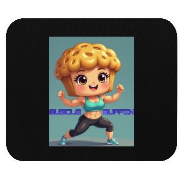 Discover MUSCLE MUFFIN-Muscle Pose Mouse Pads