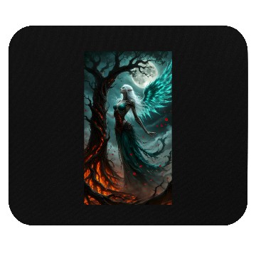 Discover Moonlight Winged Elf Mouse Pads