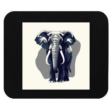Discover walking elefant Mouse Pads