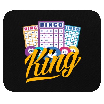 Discover Bingo King Bingo Player Fun Vibes Mouse Pads