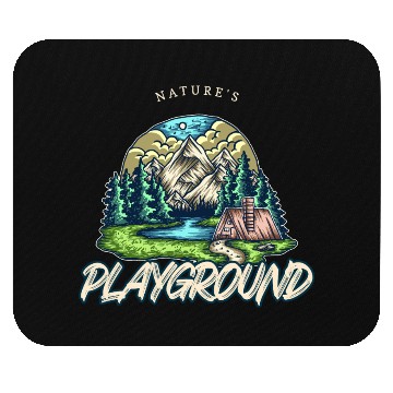 Discover Natures playground Mouse Pads