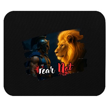 Discover Heroic Warrior and Regal Lion Design Mouse Pads