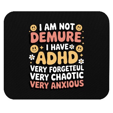 Discover Funny Adhd Awareness Mouse Pads