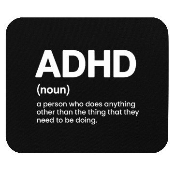 Discover Funny Adhd Awareness Mouse Pads