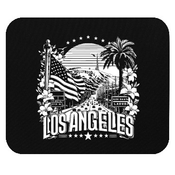 Discover LOS ANGELES Design with Sunset Boulvard Mouse Pads