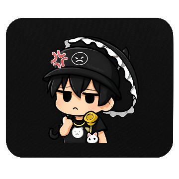 Discover Chibi Joneda Angry Mouse Pads