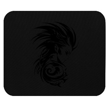 Discover Silent Edge Wear the Warrior Mouse Pads