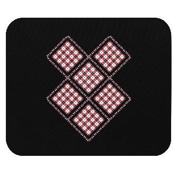 Discover Vyshyvanka in contrasting colors Mouse Pads