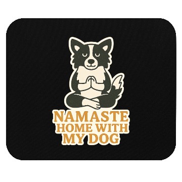 Discover Peaceful Dog Meditation Design Mouse Pads