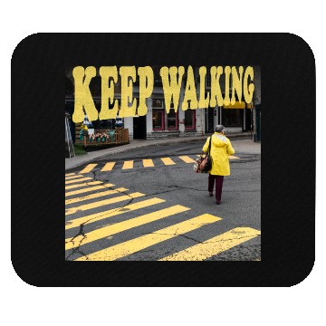 Discover Yellow Crosswalk Vibes Mouse Pads
