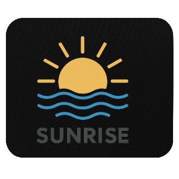 Discover Elegant Sunrise Ocean Scene Design Mouse Pads