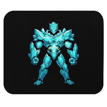 Discover Crystal Golem Cartoon Mouse Pads