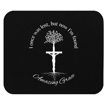 Discover Inspired by Faith: The Amazing Grace Mouse Pads