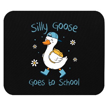 Discover Silly Goose Back to School Funny Mouse Pads