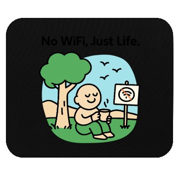 Discover Peaceful Mind Grounding Design Mouse Pads