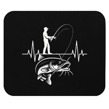 Discover Intense Fishing Moment Mouse Pads