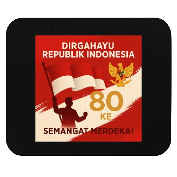 Discover Indonesian Independence 80th Anniversary Mouse Pads