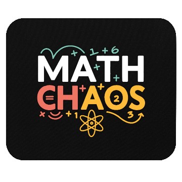 Discover Math Chaos – Colorful Funny Math Design Mouse Pads
