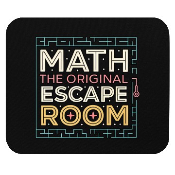 Discover Math: The Original Escape Room | Puzzle Design Mouse Pads