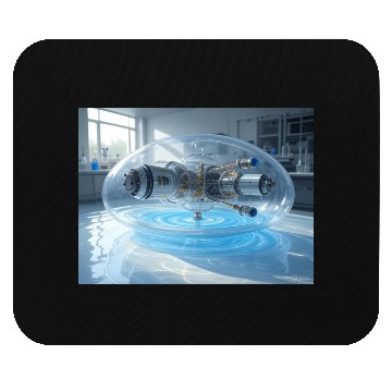 Discover Futuristic Underwater Drone Design Mouse Pads